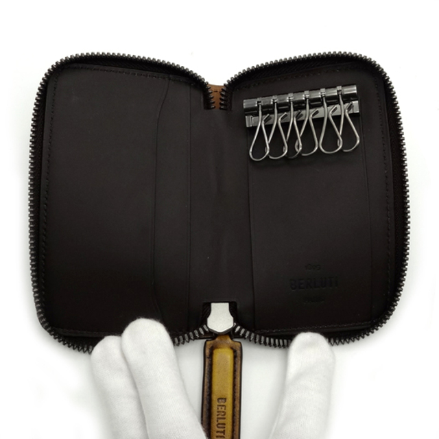 BERLUTI - ベルルッティ カリグラフィ コト ジップ付き 6連キーケース