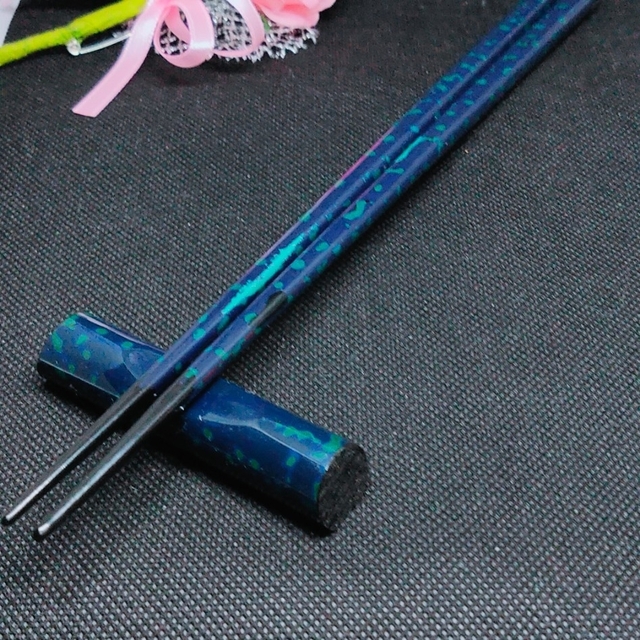 津軽塗箸 ロイヤルブルー(訳あり品)の通販 by 津軽塗no shop｜ラクマ