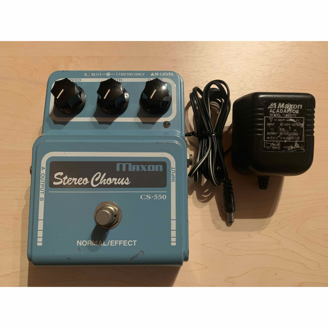 MAXON CS-550 ステレオコーラス(箱、取扱説明書、ACアダプターあり