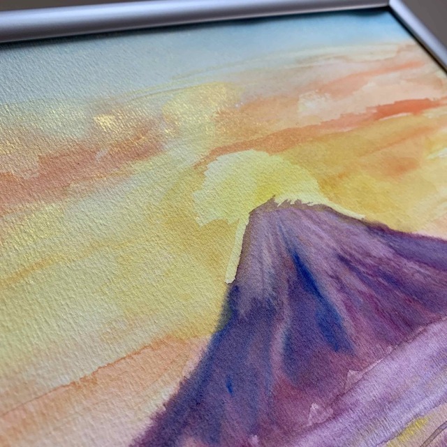 開運絵画 金運絵画 ダイヤモンド富士 金運アップ 富士山 商売繁盛 金運