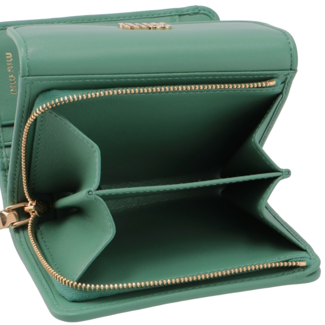 MIU MIU - ミュウミュウ MIU MIU 財布 二つ折り マテラッセ 折りたたみ