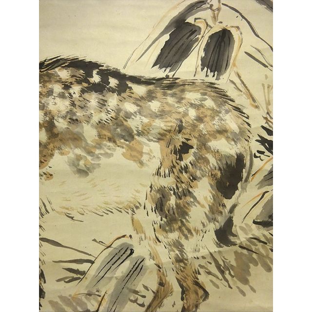 日本画掛軸 渡辺周渓 日本画掛軸 渡辺周渓