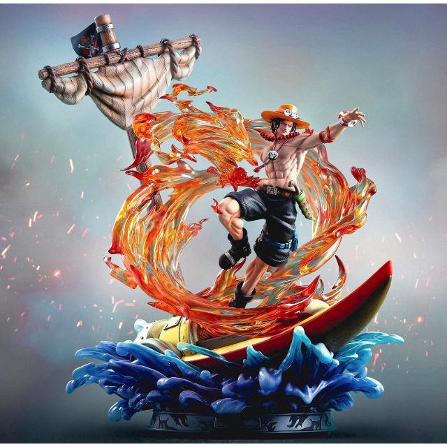 ONE PIECE エース ガレージキット ガレキ スタチュー②① ワンピース