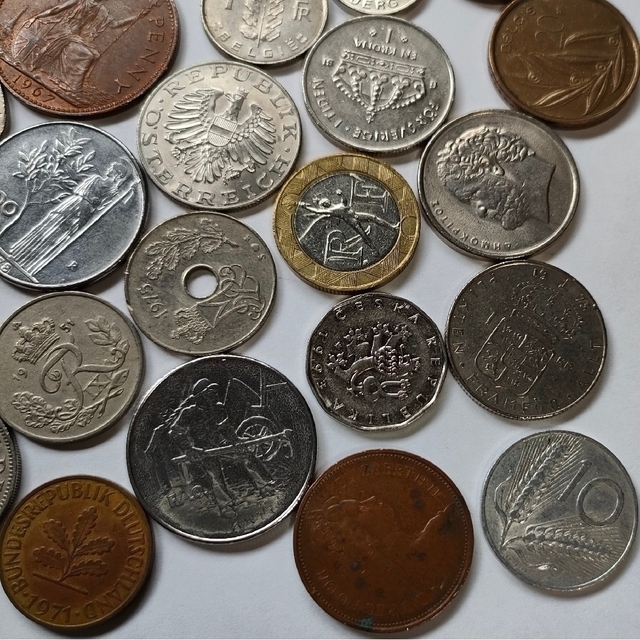 古銭 外国 コイン 海外 外貨 旧硬貨 近代貨幣 まとめ ヨーロッパ 銅貨