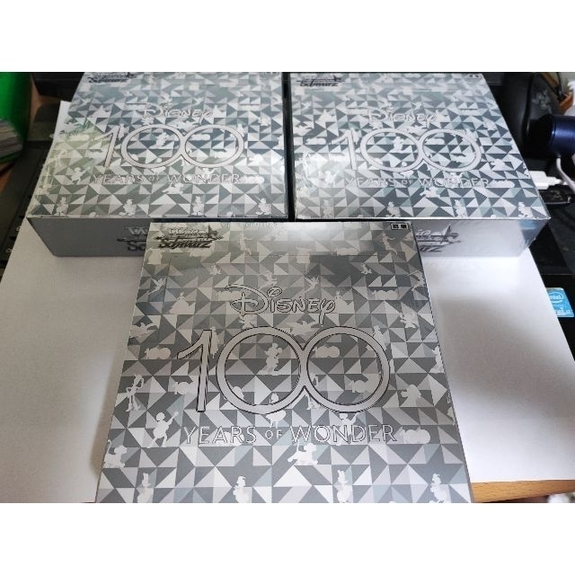 シュリンク付き 3BOXセット ヴァイスシュヴァルツ Disney100