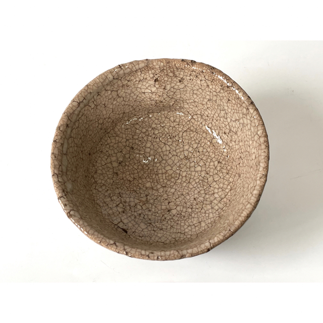 骨董 ショップ アンティーク 古萩 萩焼茶碗 久田宗也書付 銘閑庭 書付