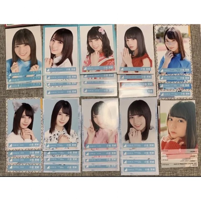 小坂菜緒 まとめ売り 生写真 コースター 日向坂