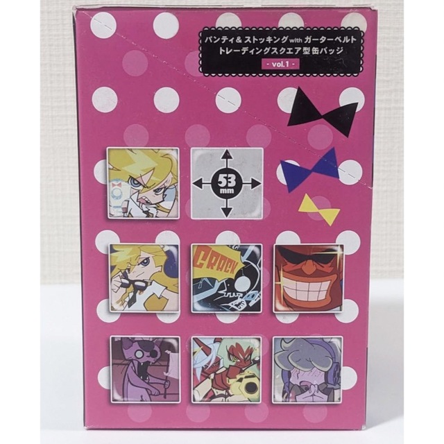 パンティ&ストッキングwithガーターベルト スクエア缶バッジ