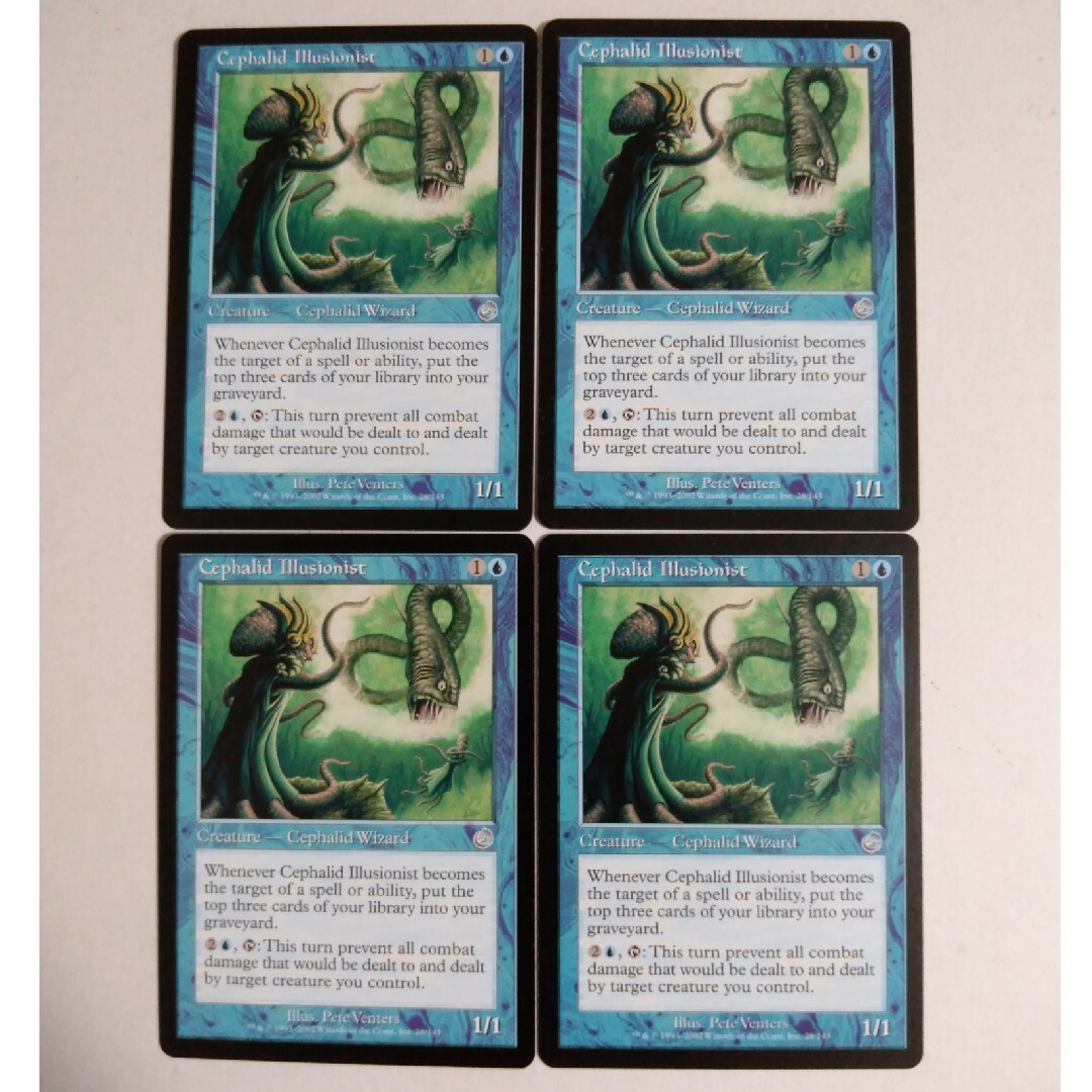 セファリッドの幻術師 4枚 foil 【公式通販】