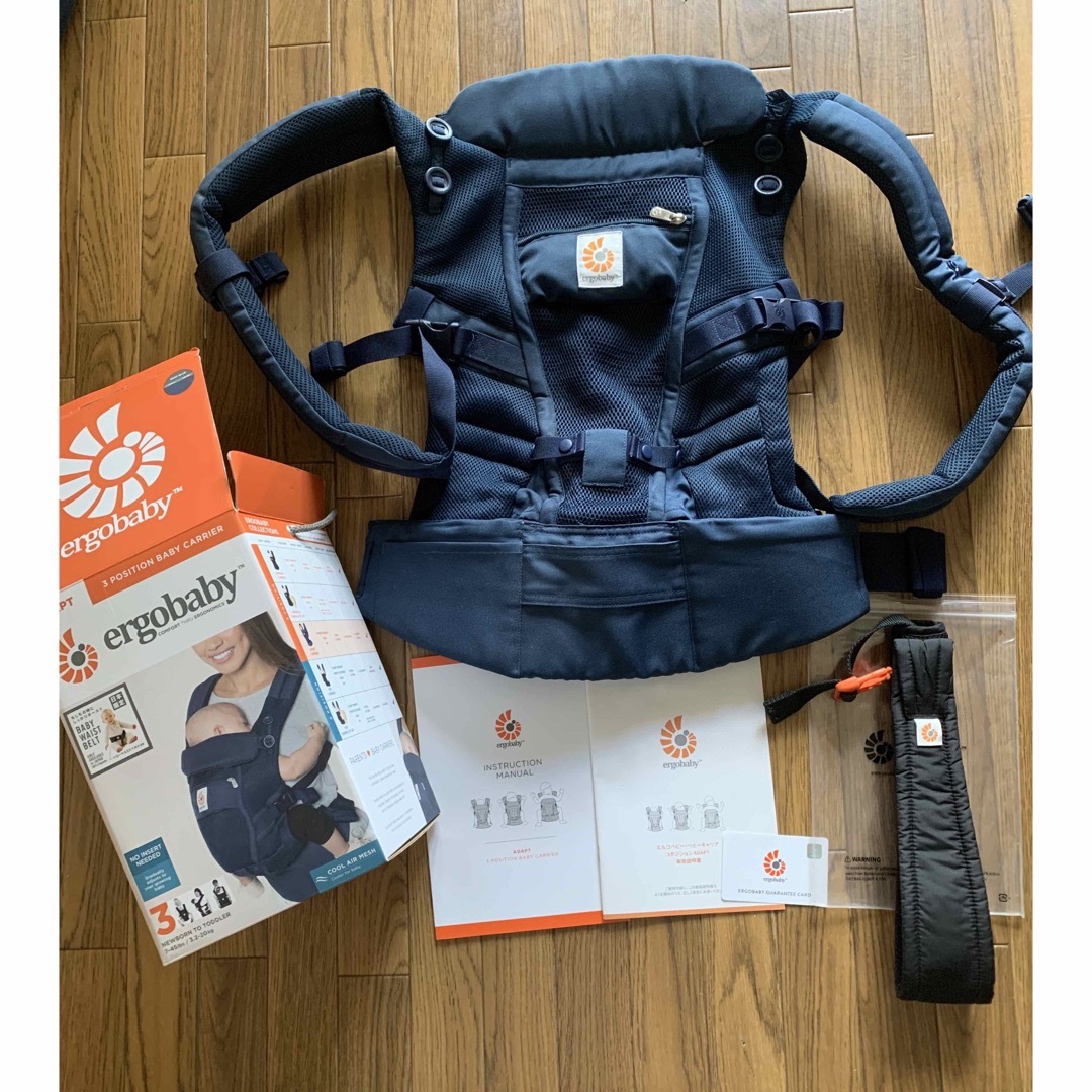 Ergobaby - エルゴベビー ADAPT クールエア 箱説明書付き ディープ