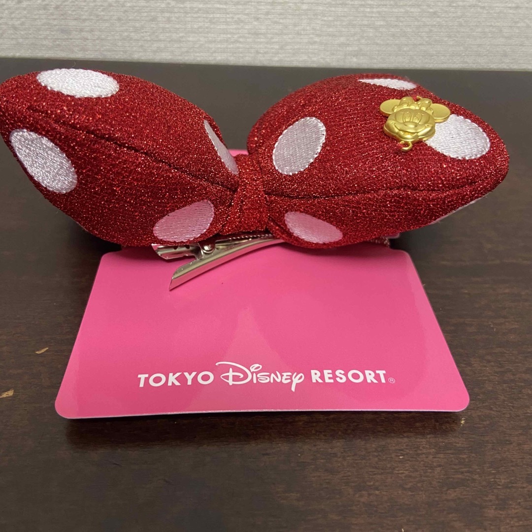 大】ミニー 水玉 リボン ヘアゴム 2個セット ディズニー ファンタジー