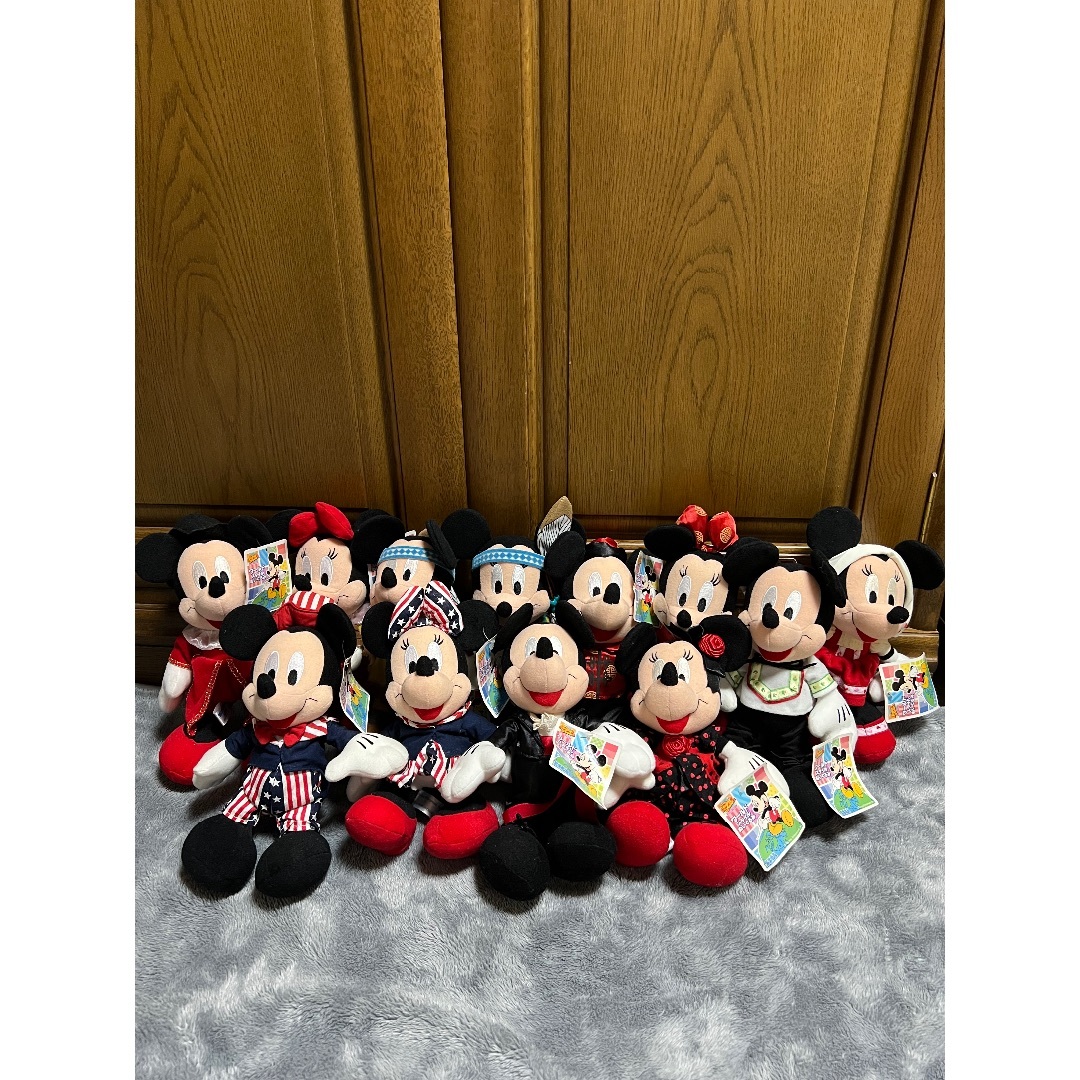 ディズニー ワールドスタイルぬいぐるみ6種類 腕などに抱きつかせて