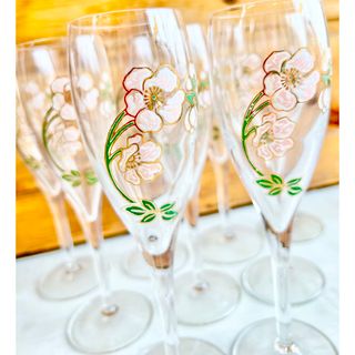 ベル エポック シャンパン グラス 6脚 セット 非売品③