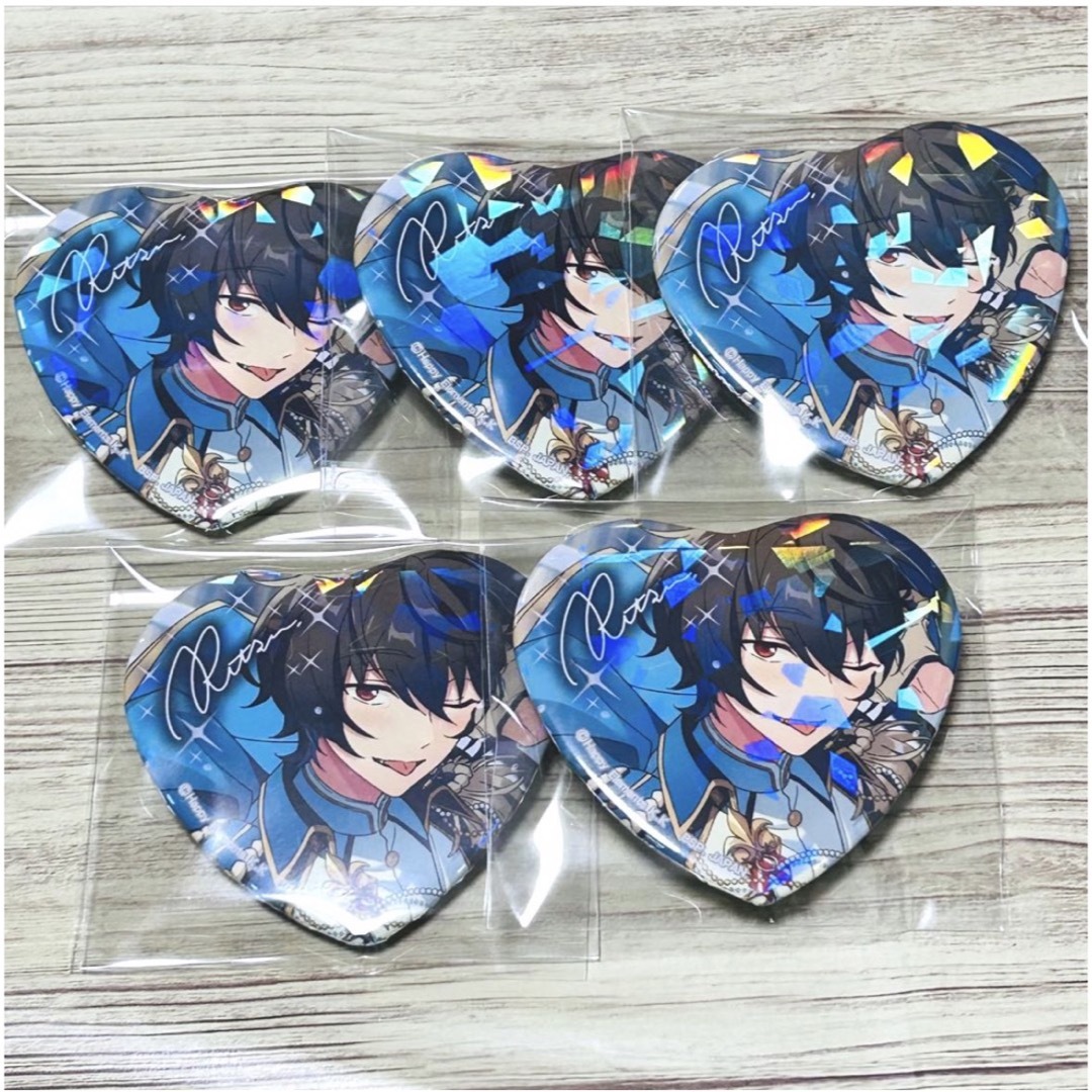 あんスタ Knights 朔間凛月 とるパカ ハート缶バッジ