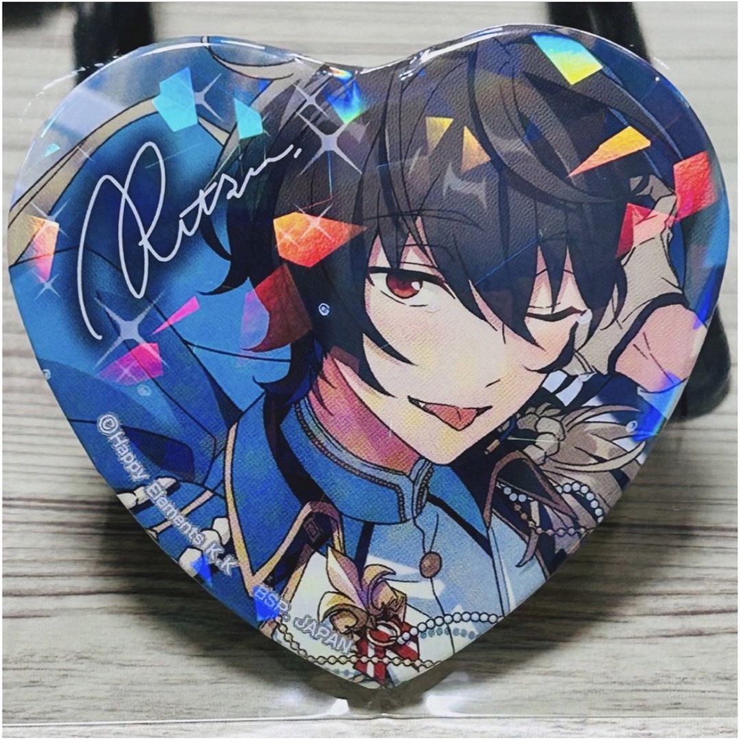 あんスタ Knights 朔間凛月 とるパカ ハート缶バッジ