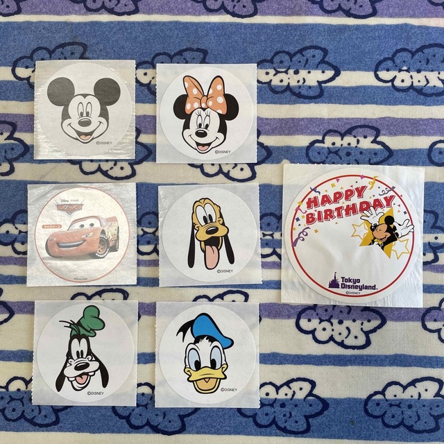 非売品】ディズニーランド ディズニーシー シール 誕生日シールの通販