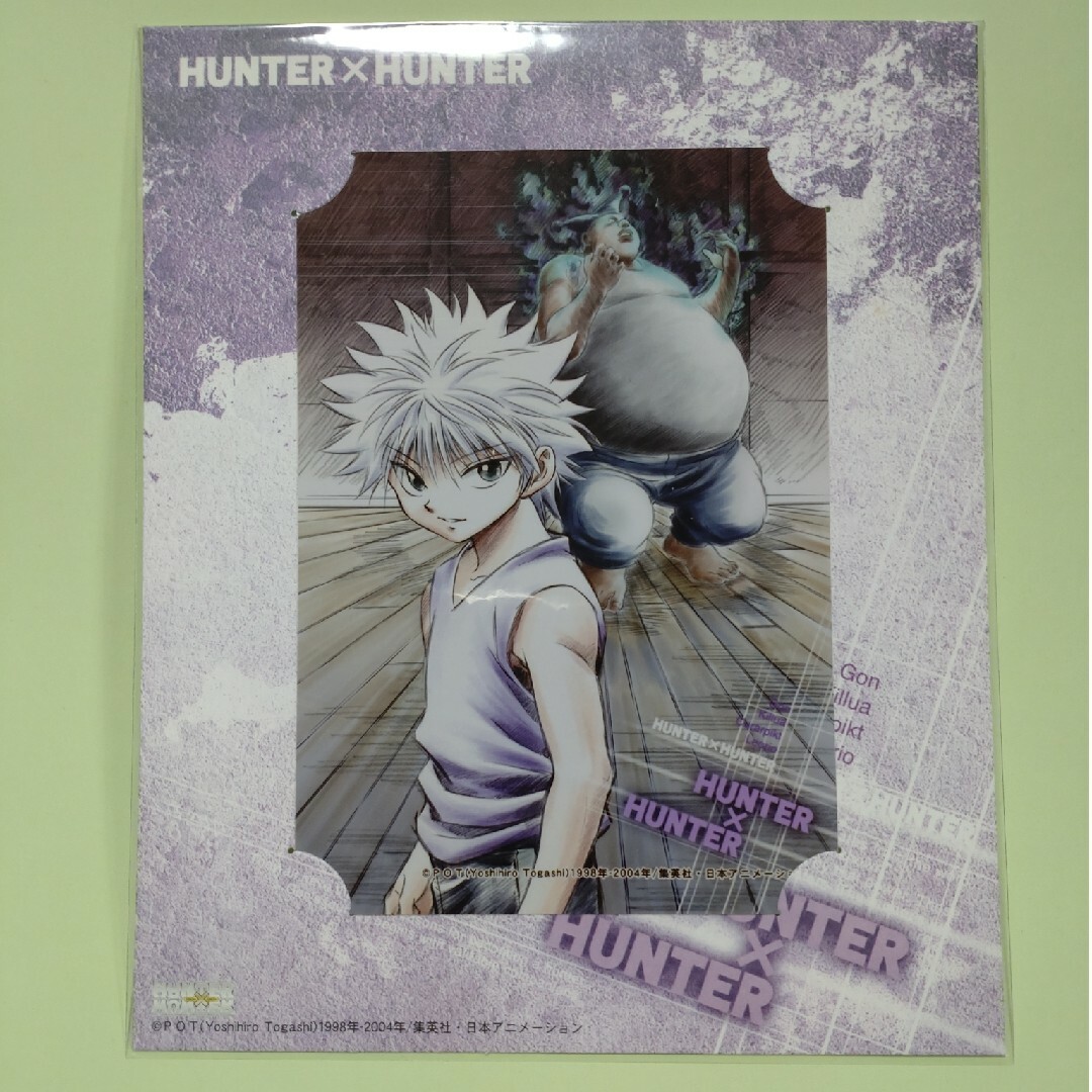 激レア品】 旧アニメ HUNTER×HUNTER キルア ゴン ブロマイド