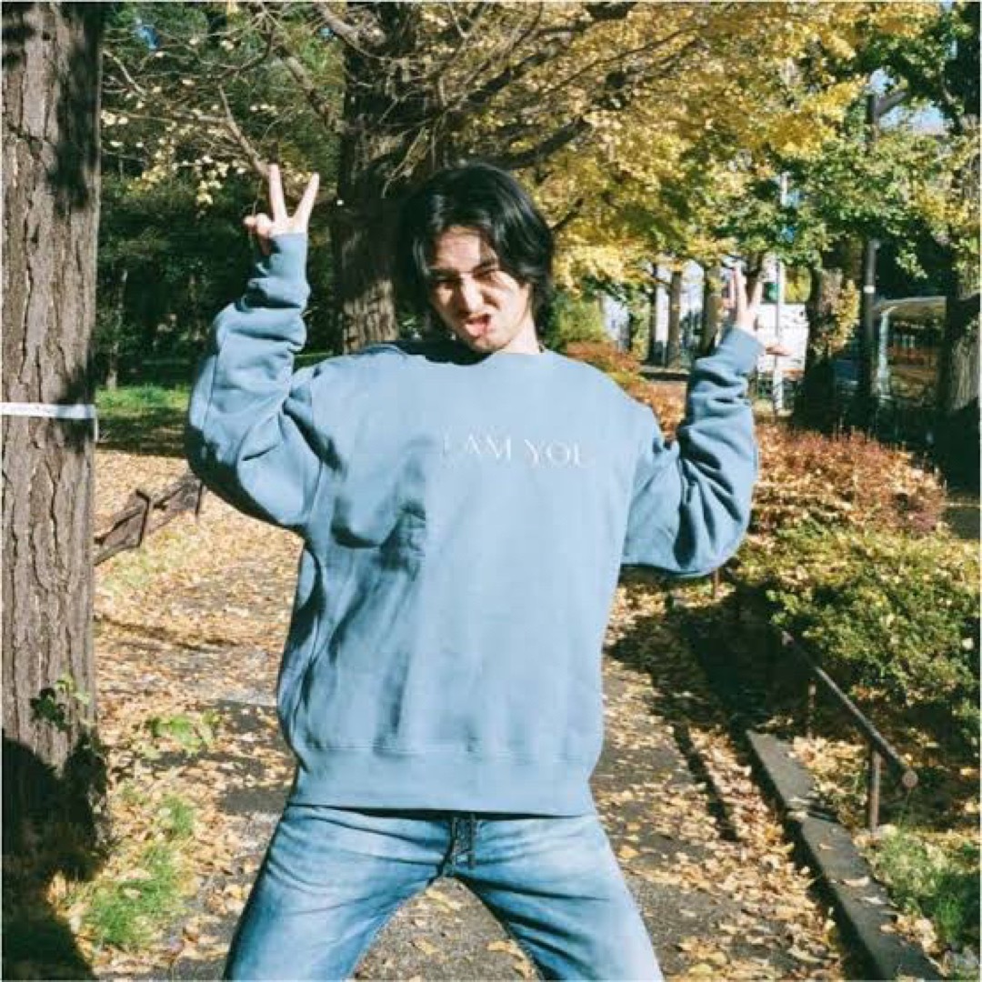 藤井風ツアーグッズSサイズトレーナー スウェットブルー