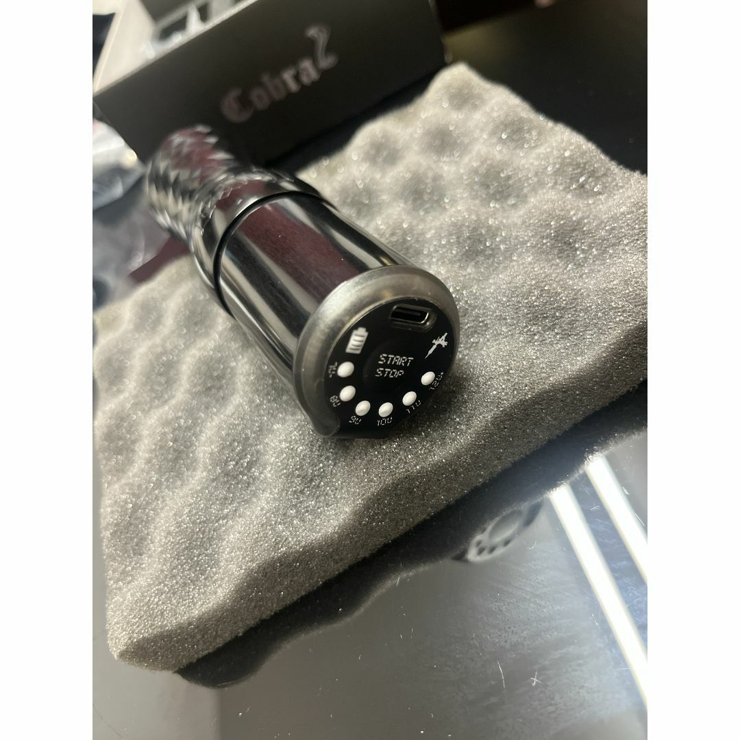 美品] inkmachines Cobra タトゥーマシン(37㍉ grip) Cobra Black