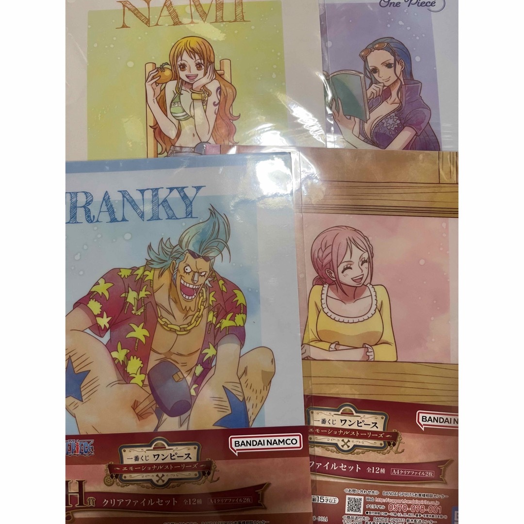 ONE PIECE 一番くじ エモーショナルストーリーズ H賞 クリアファイル