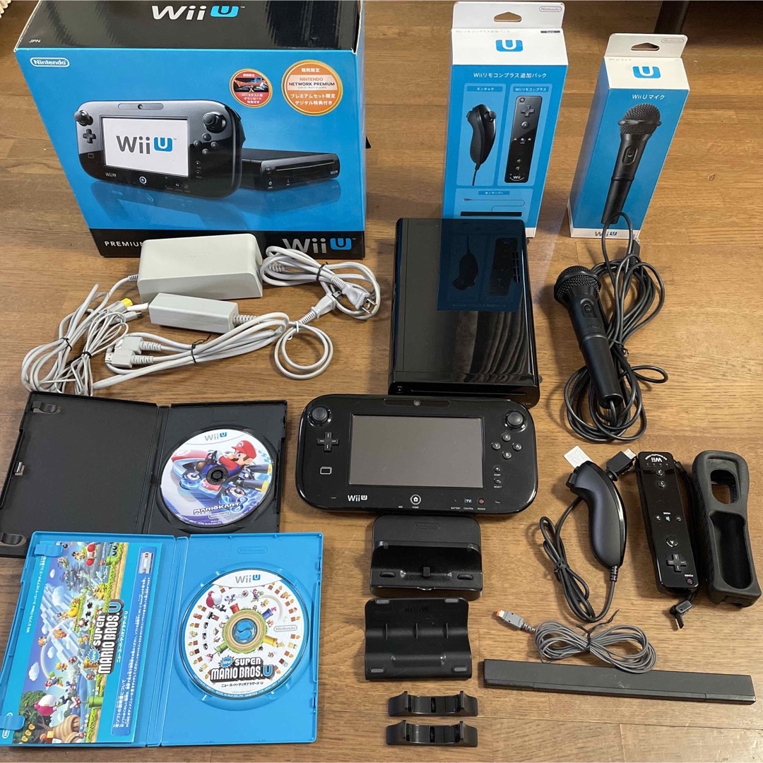 Wii U 本体 マイク コントローラー WIIU プレミアムセット 32GB 本体