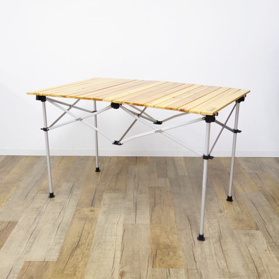 美品】コールマン ナチュラルウッドロールテーブル110 廃盤カラー 美品
