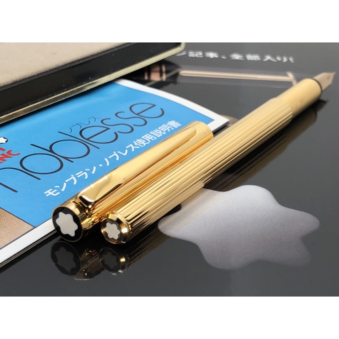 モンブラン ☆稀な未使用に近い極上の保管品！総プラチナ張りノブレス