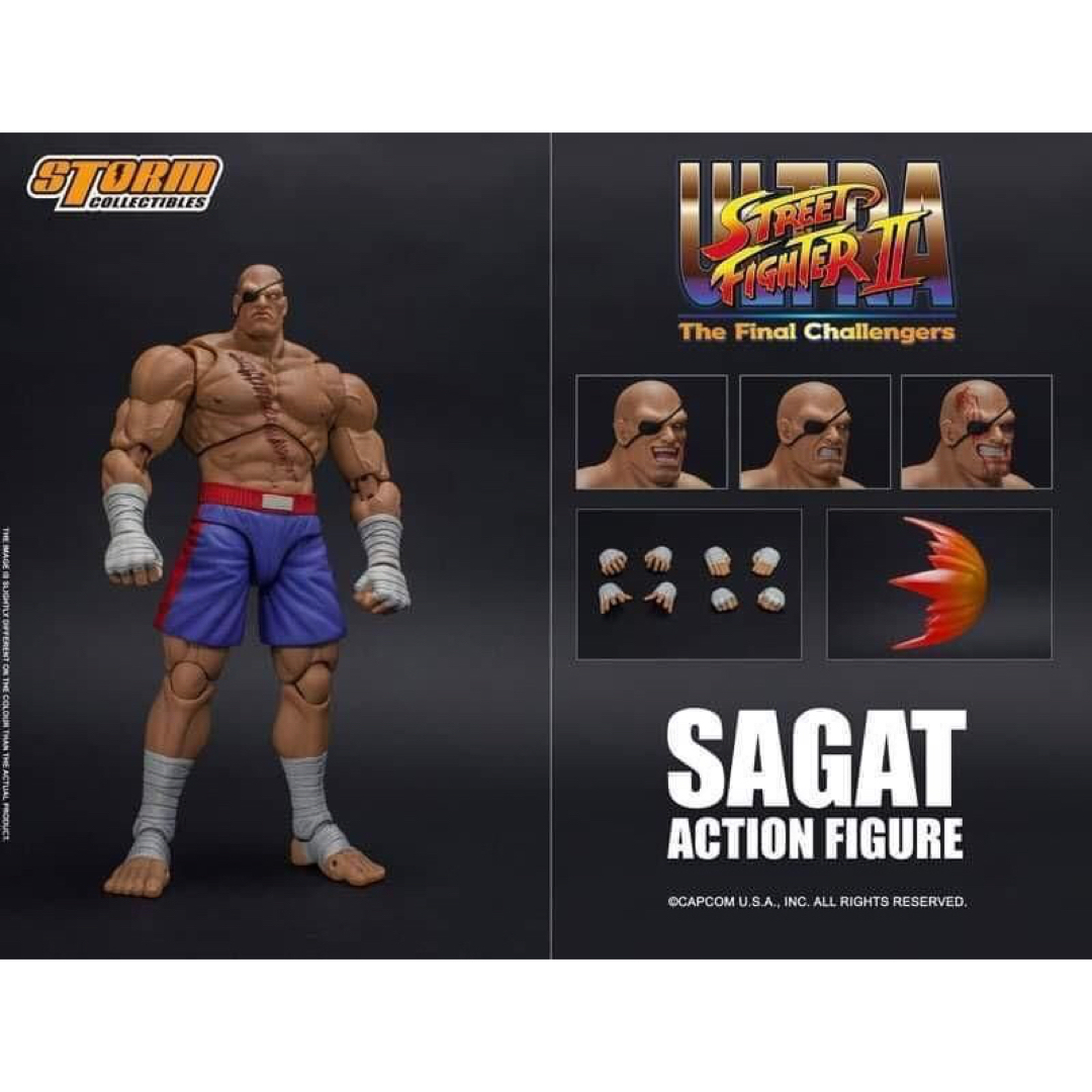 ストリートファイターII サガット フィギュア