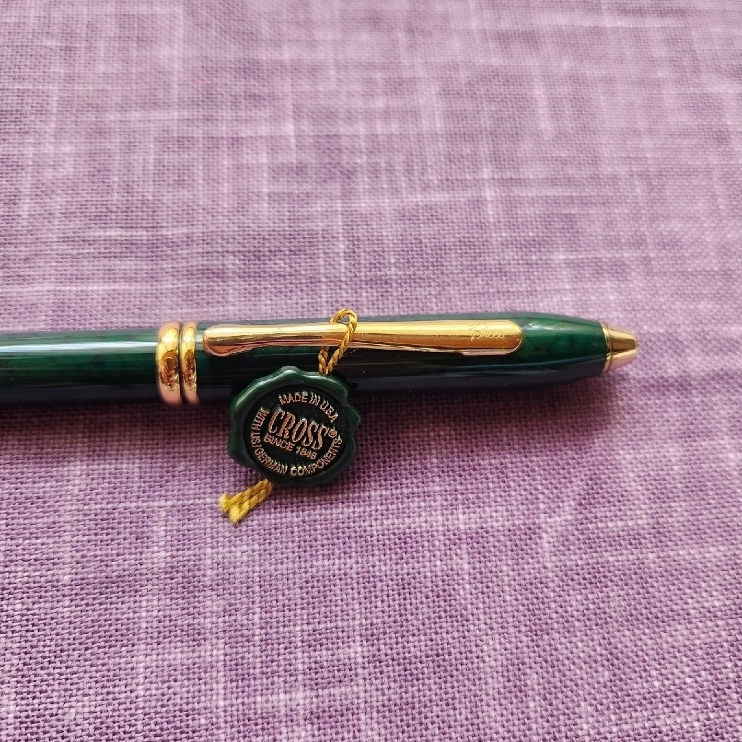 Cross クロス 万年筆 ギフト グリーンインクボトル タウンゼント