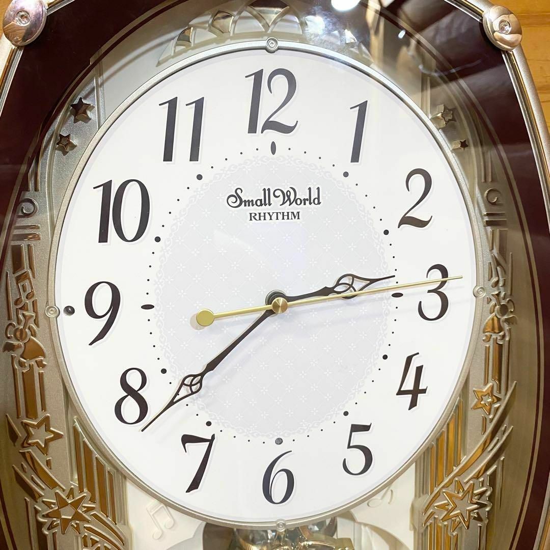 RHYTHM バイオリン型 時計 4MHA03RH リズム時計 Yahoo!オークション