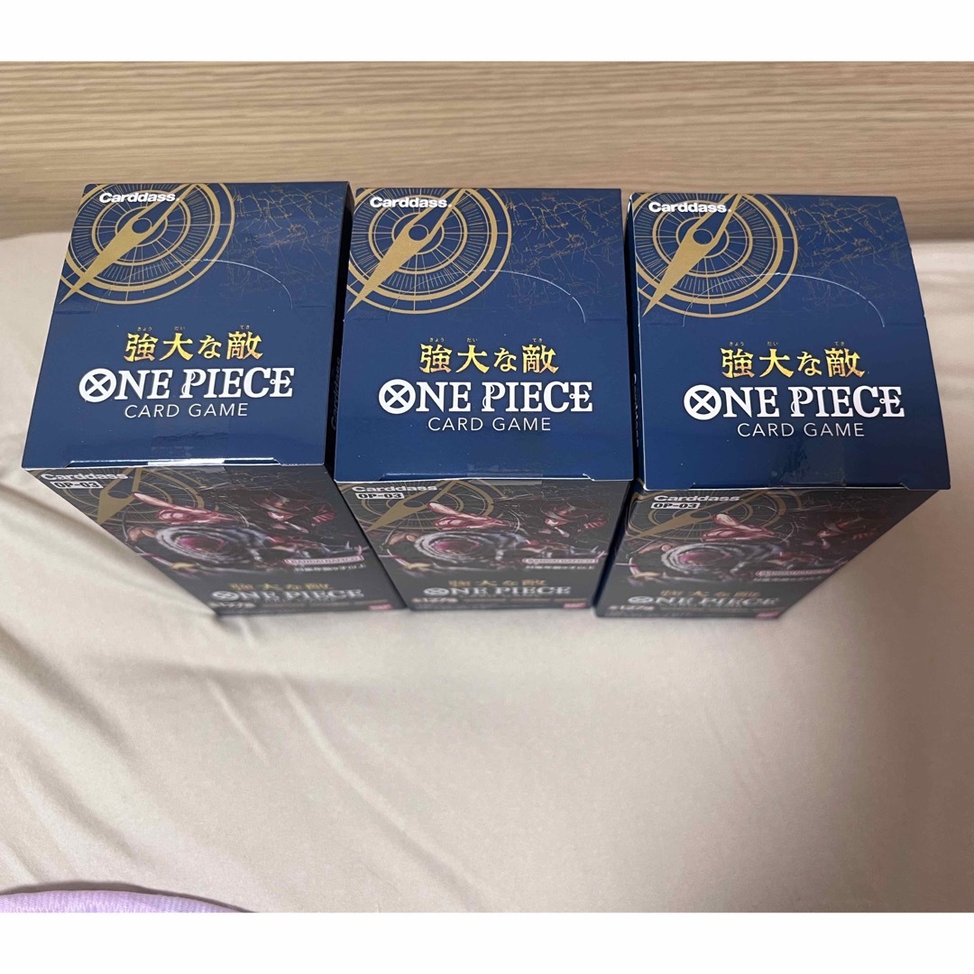 アウトレット ワンピース カード 強大な敵 3box 新品未開封 テープ付き