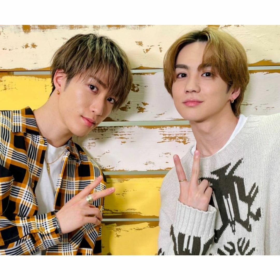 藤原樹 着用シャツ＆吉野北人 着用ニット セーター Mサイズセット