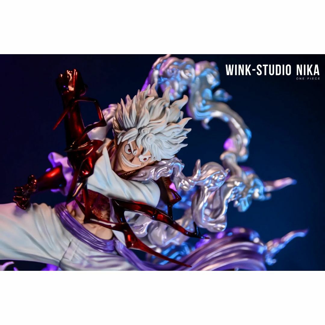 ワンピース ニカ ルフィ ギア5 フィギュア ガレージキット 塗装済み