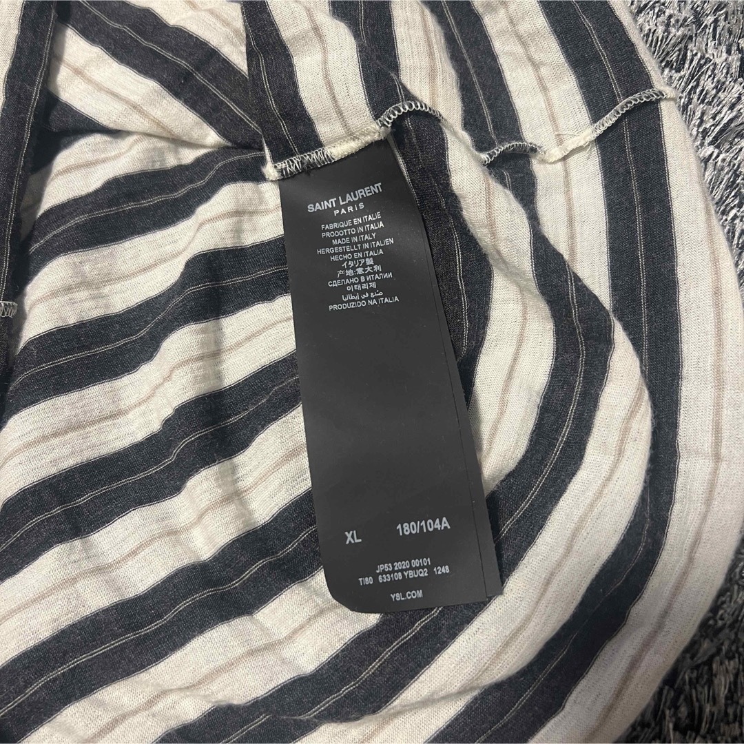 SAINT LAURENT - サンローラン ボーダーカットソーの通販 by あす's