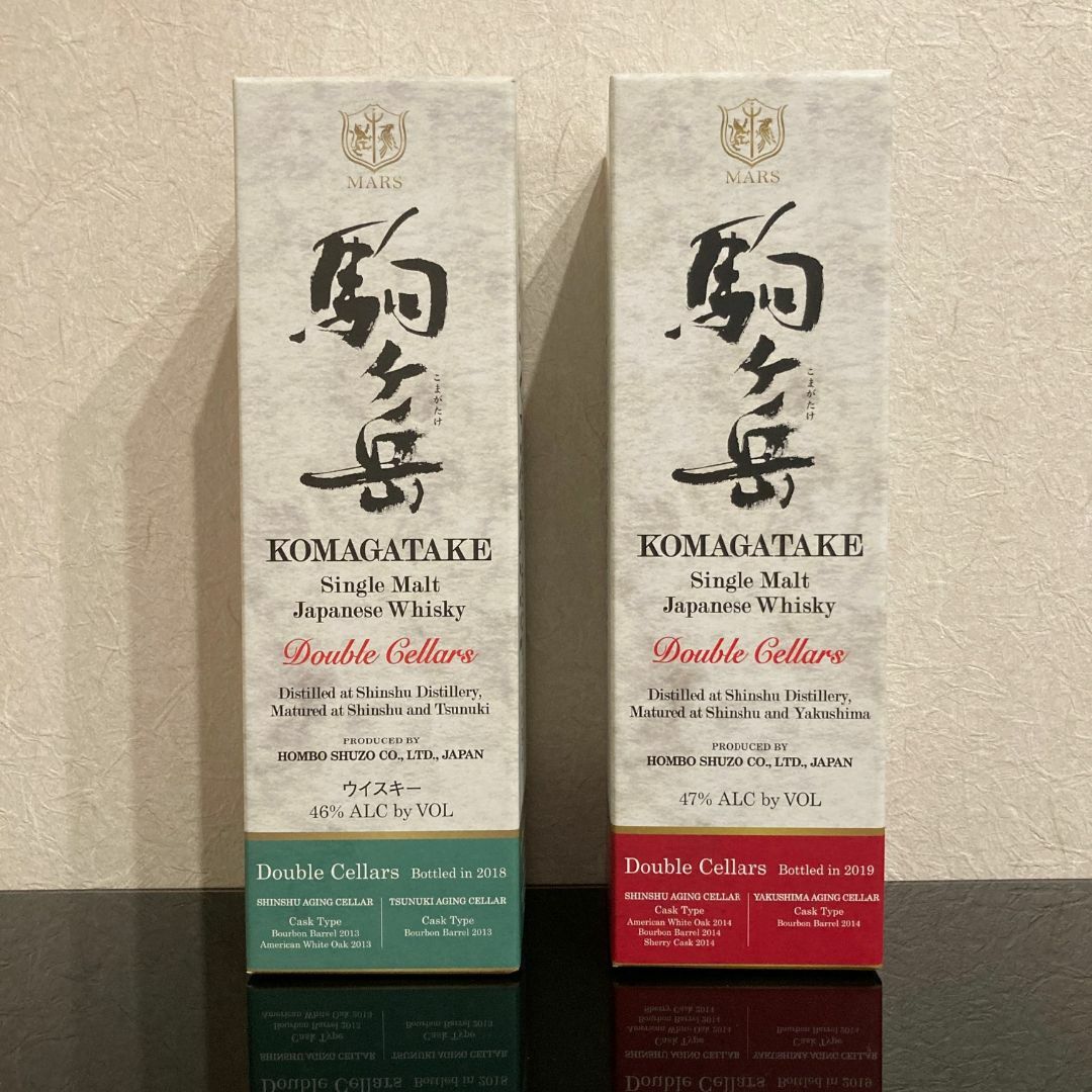 シングルモルト駒ヶ岳 ダブルセラーズ 2018，2019 2本セット