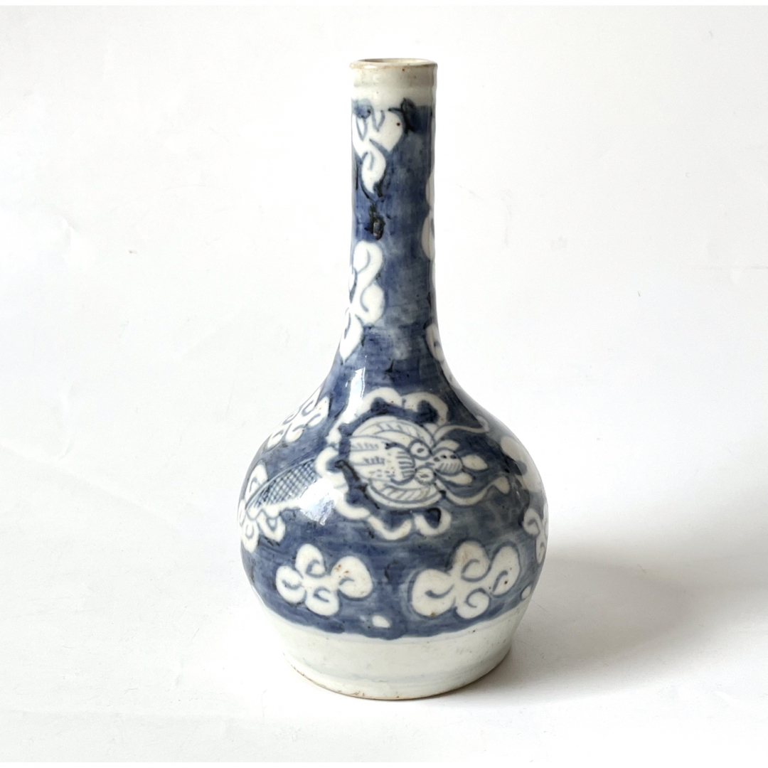 古伊万里磁器 花入れ 古伊万里磁器 花入れ 伊万里焼 青磁 花入れ