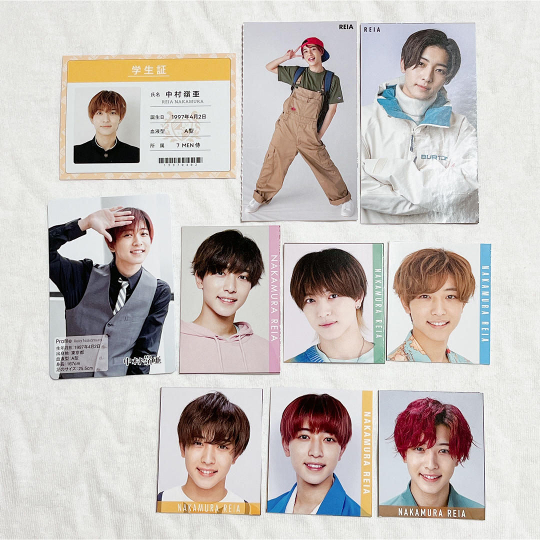 ジャニーズJr. - 7MEN 侍 中村嶺亜くん データカード&プロフィール