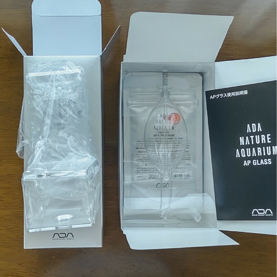 新品】ADA APグラス ＆ クリアスタンド セット ペット用品