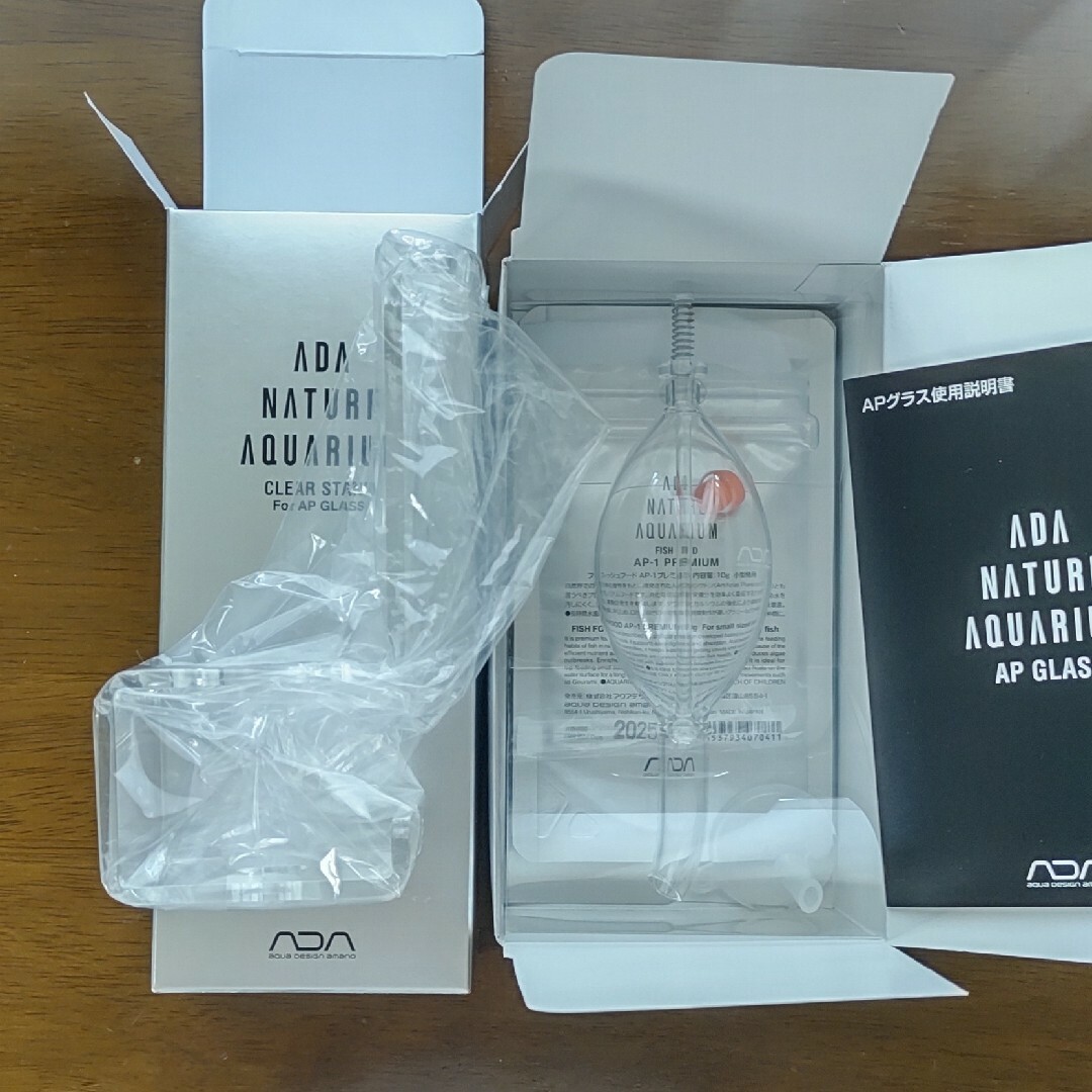 新品】ADA APグラス ＆ クリアスタンド セット ペット用品