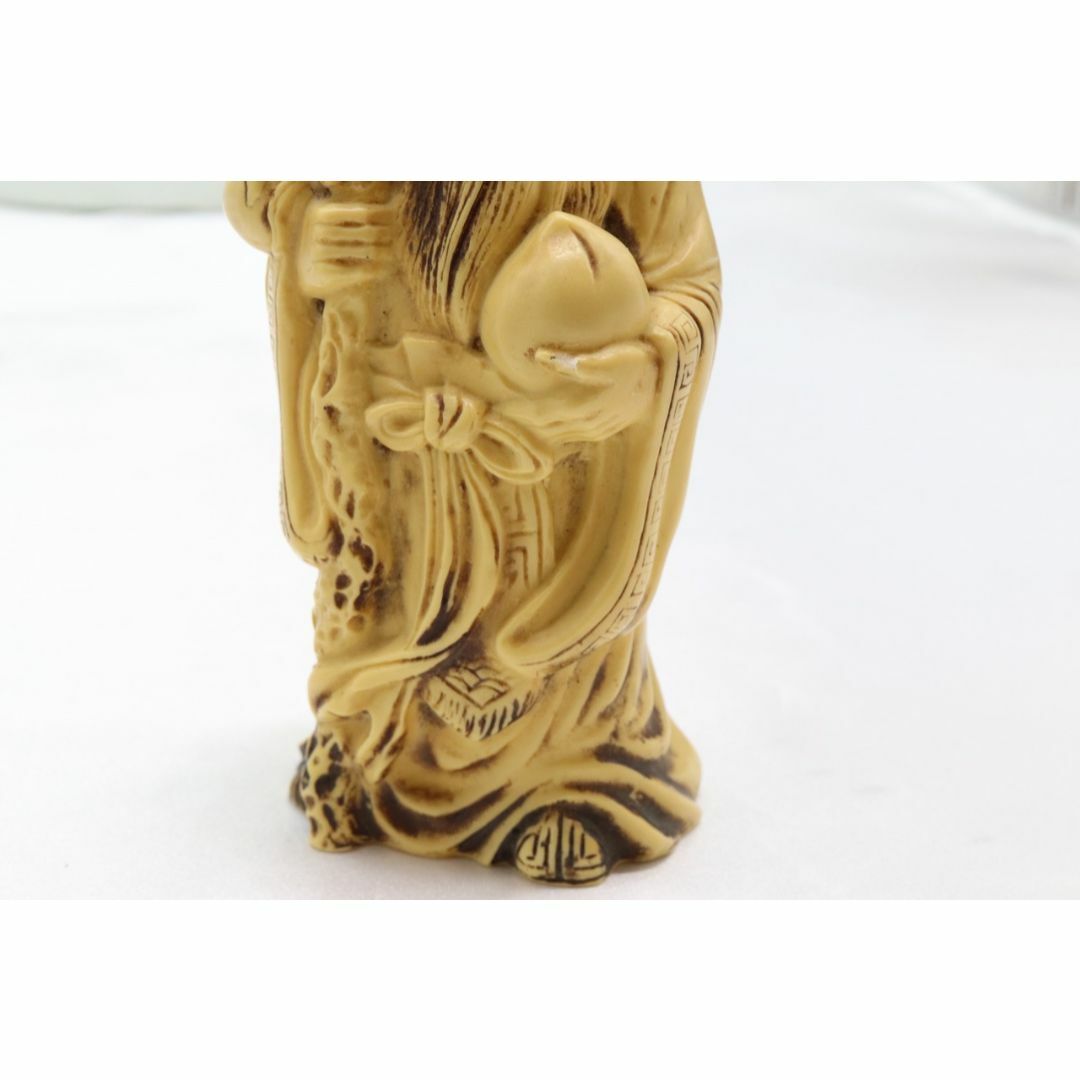 中国 木彫 置物 桃仙人 寿老人 仏像 47cm - メルカリ 【流】中国美術