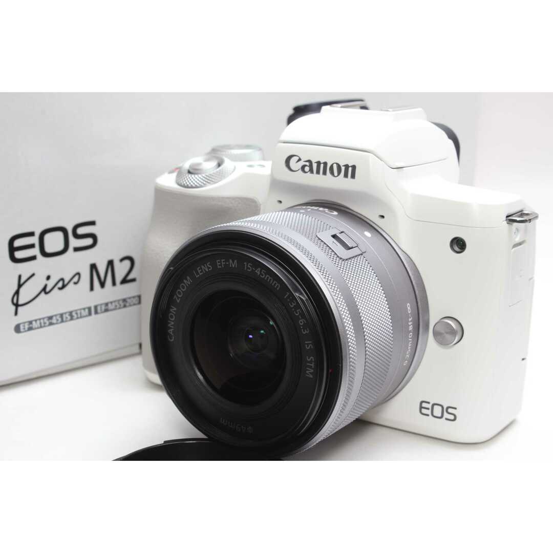 ❤️超人気最新モデル❤️Canon EOS Kiss M2 ホワイト CANON EOS Kiss