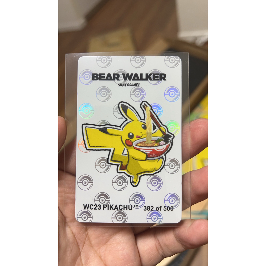 500枚限定】 WCS横浜 ピカチュウ スケートボード 【カードなし】 500枚