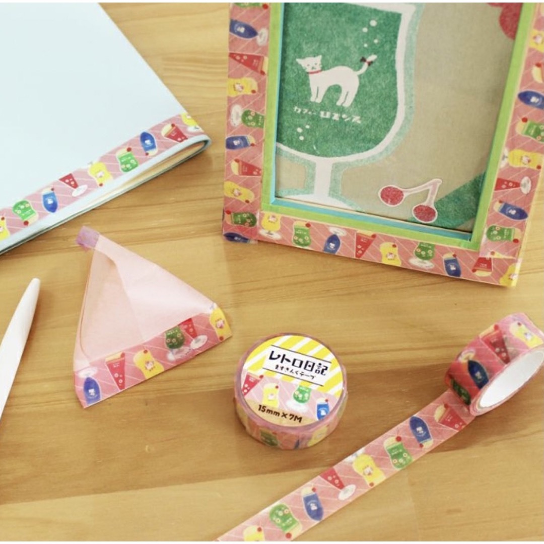 バラ売り可】 古川紙工 レトロ日記 マスキングテープの通販 by マステ