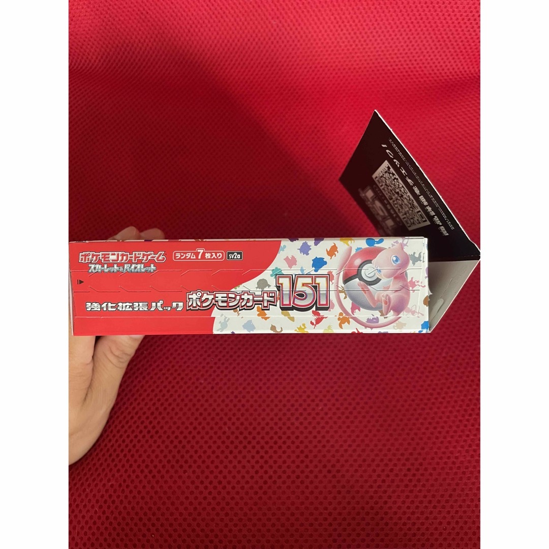 151 BOX シュリンクなし ぺりぺりあり ポケモンカード151 BOX