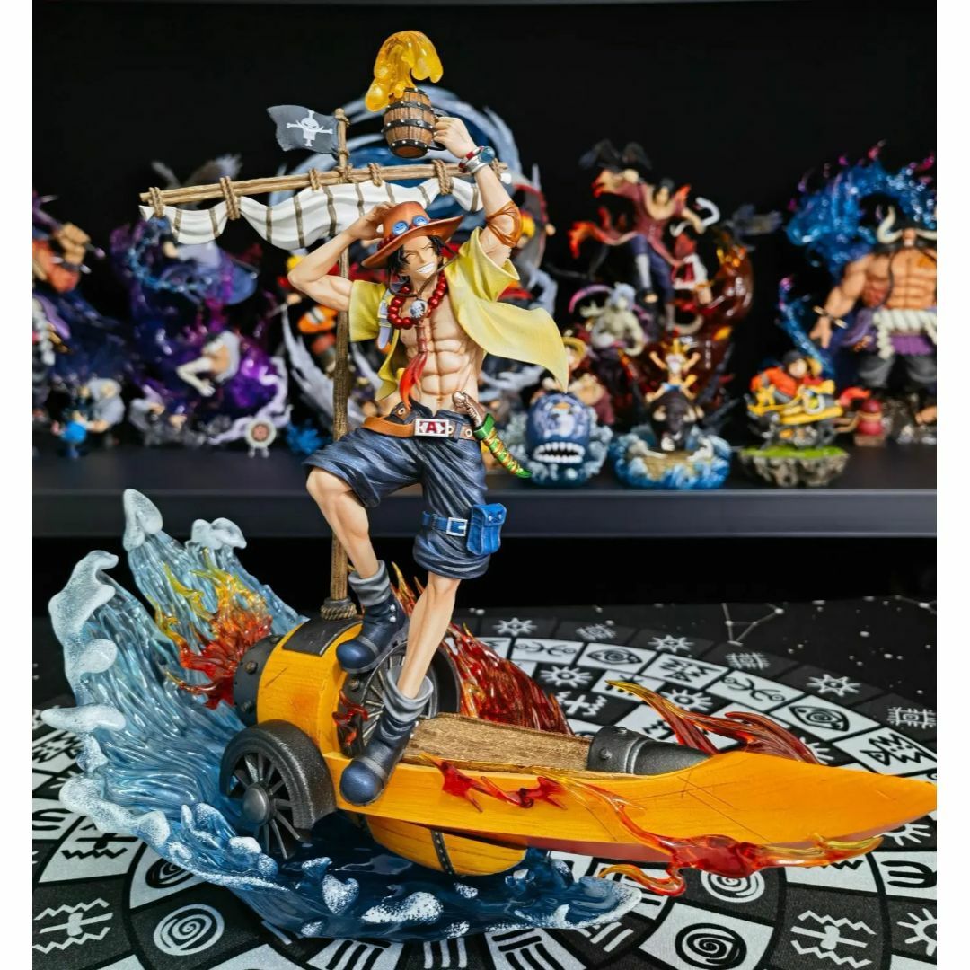 ONE PIECE エース ガレージキット ガレキ スタチュー②① ワンピース
