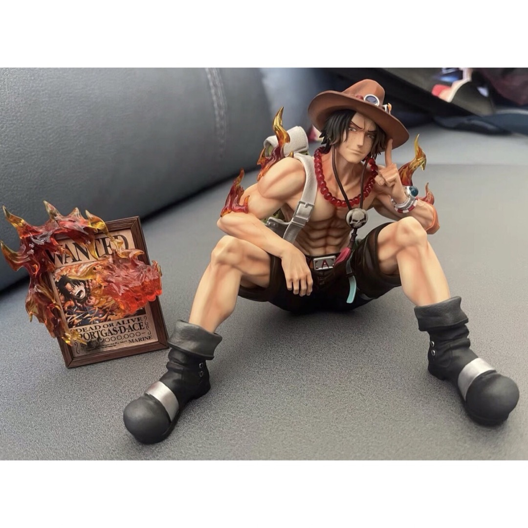 ワンピース エース 黒ひげ フィギュア ガレージキット ONE PIECE