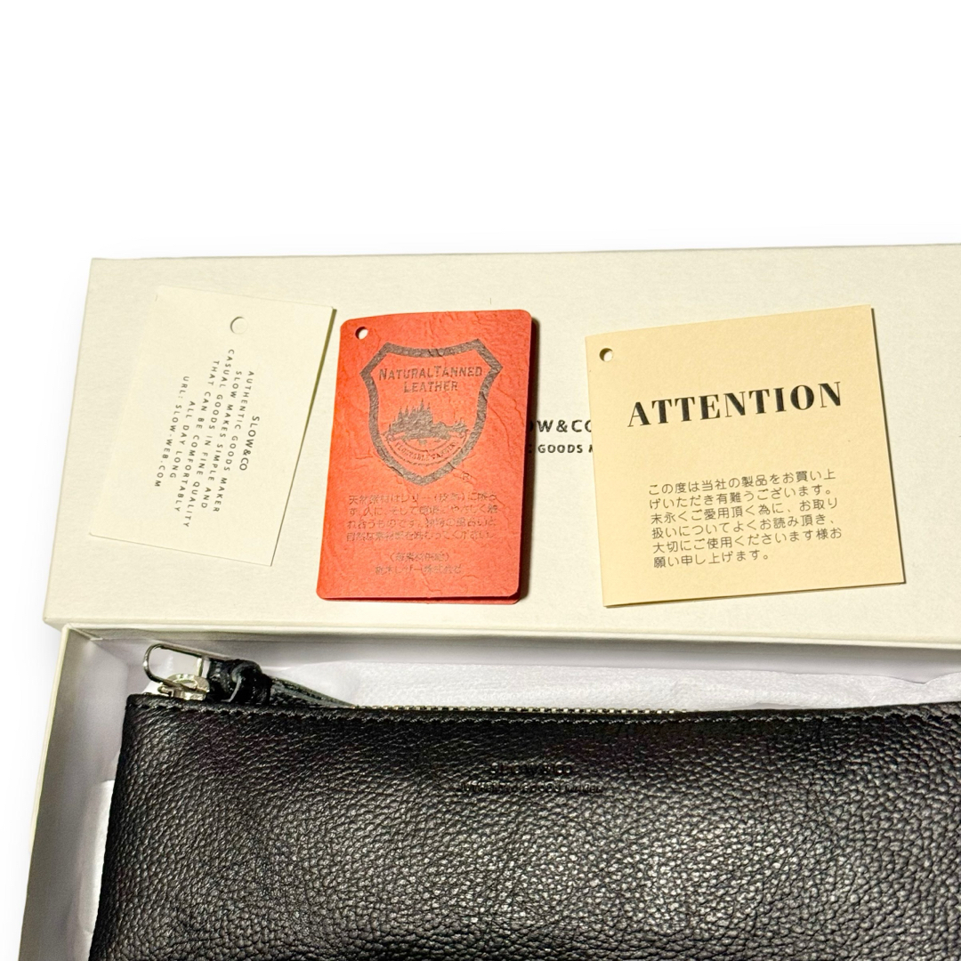 SLOW＆CO - 未使用品！ SLOW スロウ ペン ケース 筆箱 レザー 本革