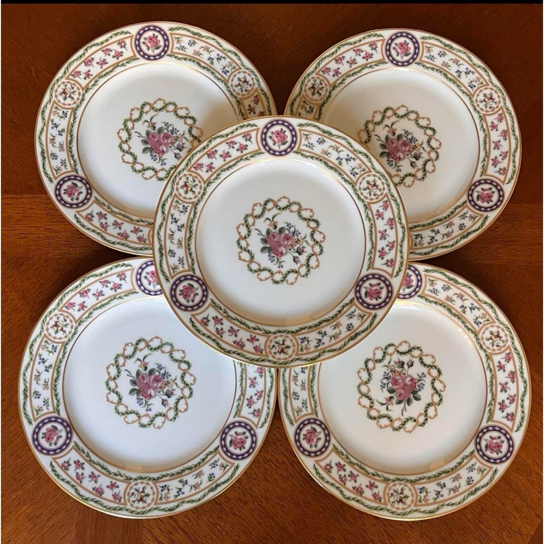 M_TKHS Haviland リモージュ ルーブシエンヌ 6枚セット中皿 M_TKHS