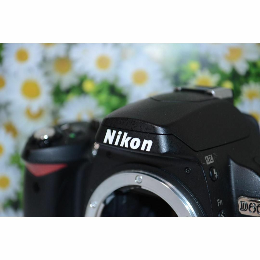 ❤初心者お勧め❤Nikon D60❤️小さい軽るい簡単綺麗❤届いてすぐ