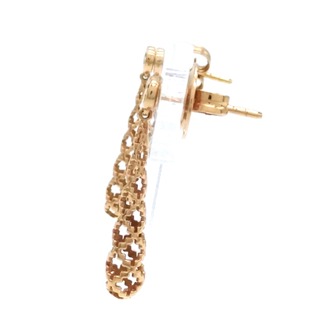 GUCCI - グッチ ディアマンティッシマ ピアス K18 ピンクゴールド